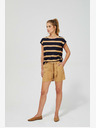Moodo Beige Damen Shorts Moodo
