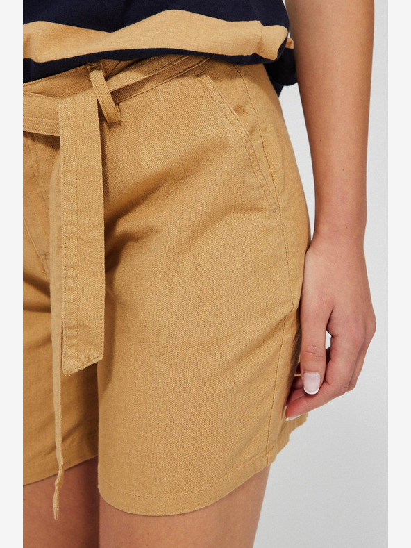 Moodo Beige Damen Shorts Moodo