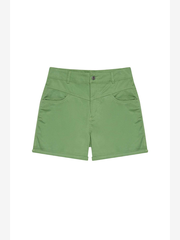 Moodo Grüne Moodo-Shorts für Damen