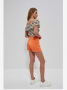 Moodo Orangefarbene Moodo Shorts für Frauen