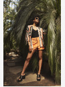 Moodo Orangefarbene Moodo Shorts für Frauen