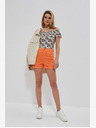Moodo Orangefarbene Moodo Shorts für Frauen