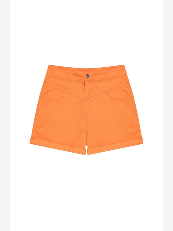 Moodo Orangefarbene Moodo Shorts für Frauen