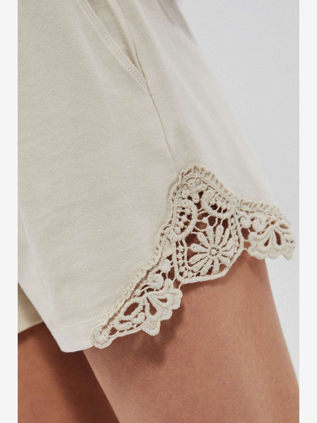 Moodo Beige Damen Shorts Moodo