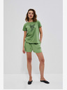 Moodo Grüne Damen-Sweatpants Moodo