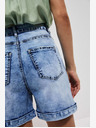 Moodo Blaue Damen Denim Shorts Moodo