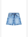 Moodo Blaue Damen Denim Shorts Moodo