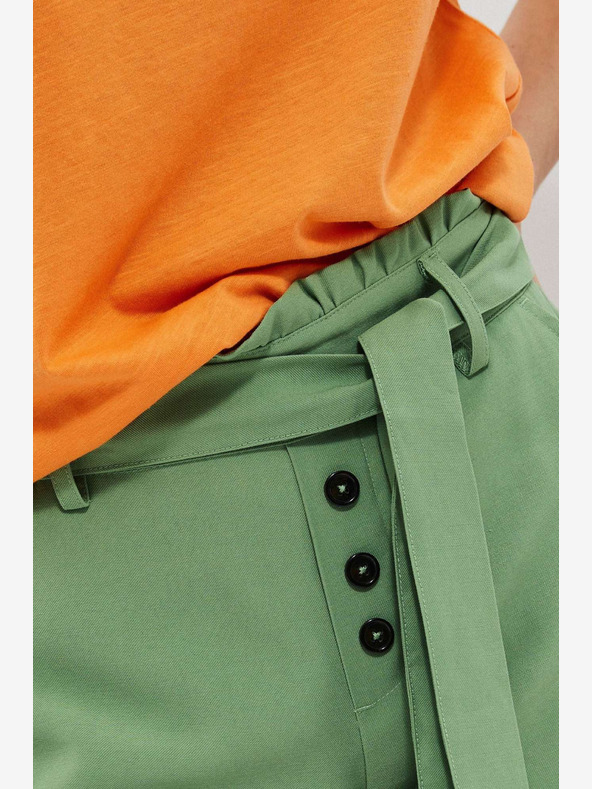 Moodo Grüne Moodo-Shorts für Damen
