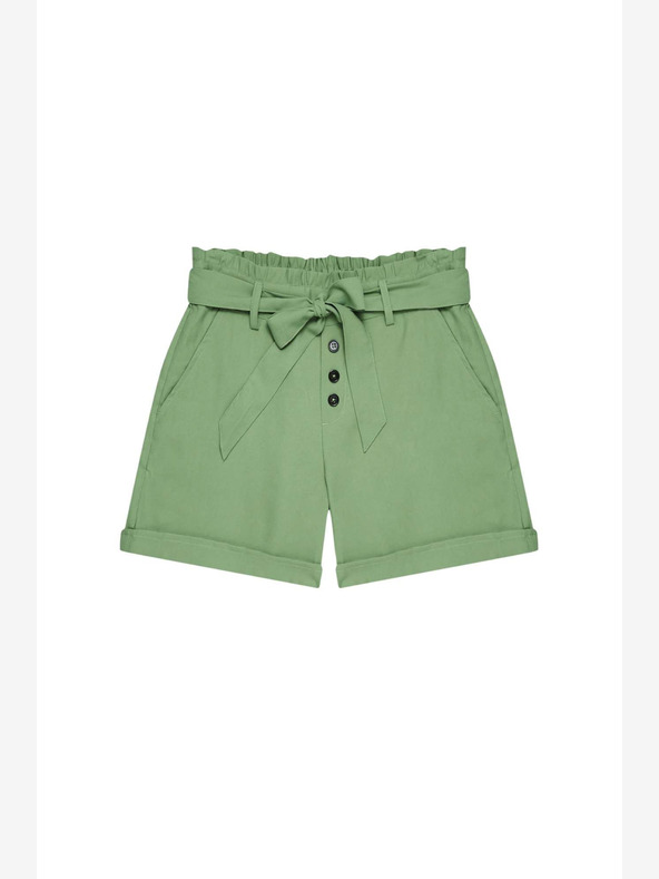 Moodo Grüne Moodo-Shorts für Damen