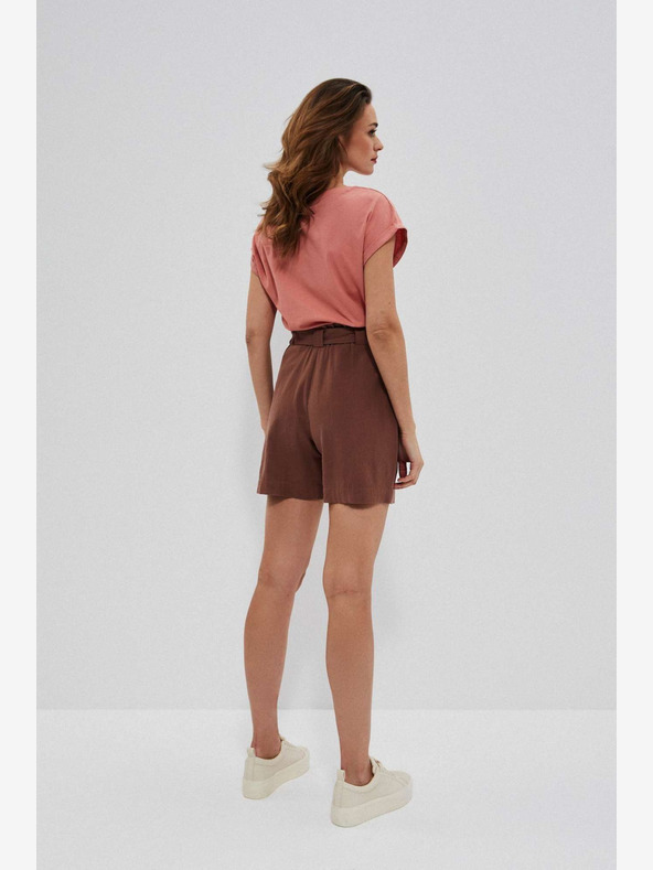 Moodo Braune Damen Shorts Moodo