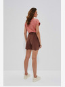 Moodo Braune Damen Shorts Moodo