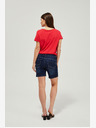 Moodo Dunkelblaue Damen Denim Shorts Moodo
