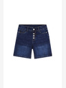 Moodo Dunkelblaue Damen Denim Shorts Moodo