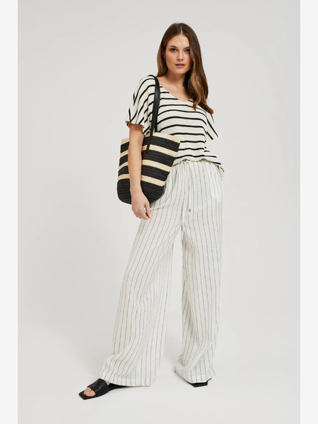 Moodo Moodo Damen gestreifte Handtasche