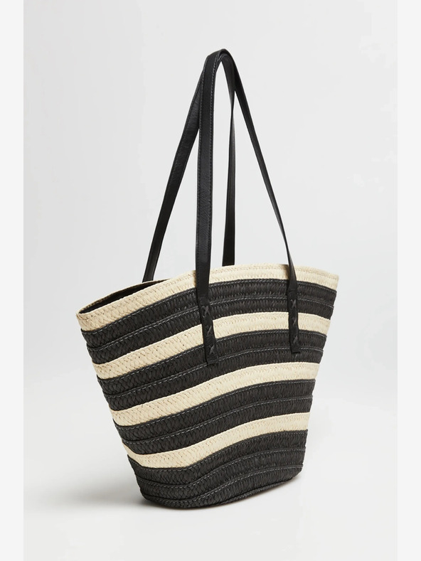 Moodo Moodo Damen gestreifte Handtasche