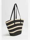 Moodo Moodo Damen gestreifte Handtasche