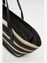 Moodo Moodo Damen gestreifte Handtasche