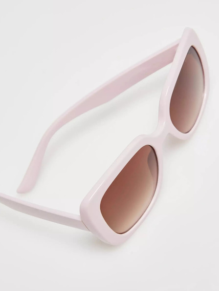 Moodo Rosa Brille mit quadratischem Gestell Moodo