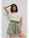 Moodo Grüne Moodo-Shorts für Damen