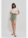 Moodo Grüne Moodo-Shorts für Damen