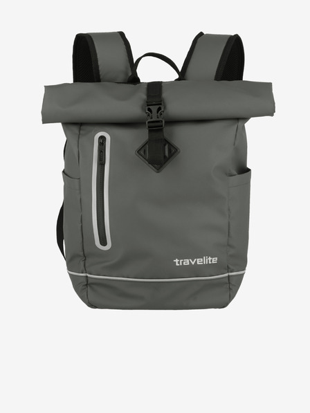 Travelite Grauer Travelite Basics Roll-up Flugzeugrucksack