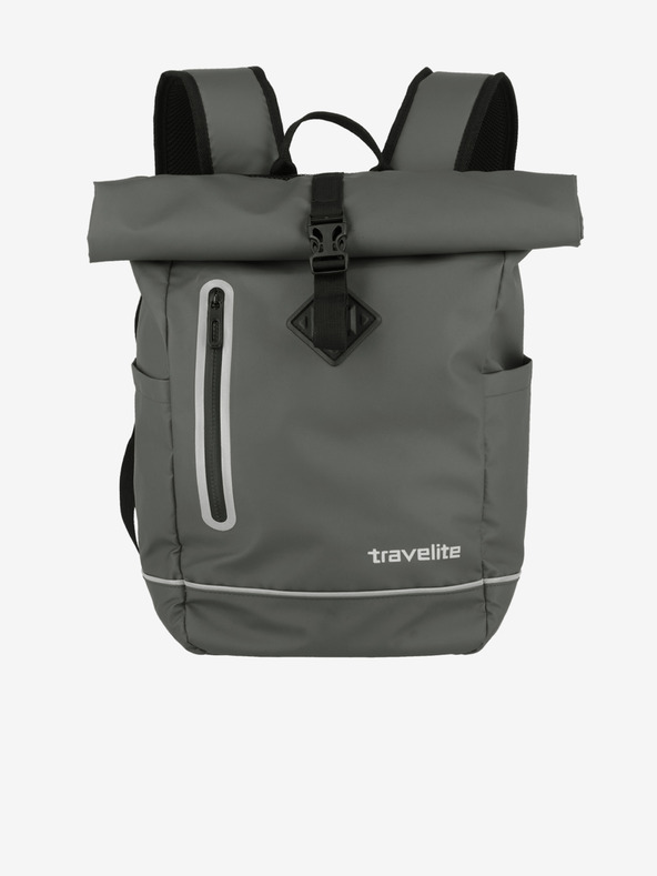 Travelite Grauer Travelite Basics Roll-up Flugzeugrucksack