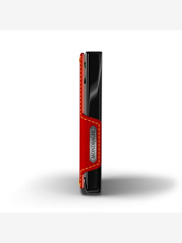 Mondraghi Geldbörse aus rotem Leder von Mondraghi Racing