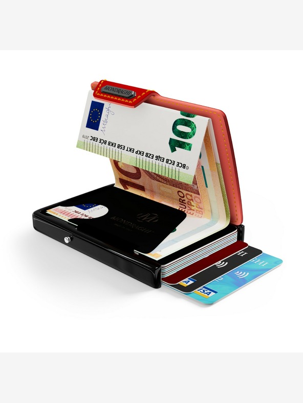 Mondraghi Geldbörse aus rotem Leder von Mondraghi Racing