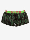Styx Grün und schwarz gemusterte Shorts für Damen von Styx