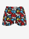 Styx Rot und schwarz gemusterte Styx-Shorts für Herren