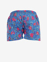 Styx Rosa und blau gemusterte Styx Shorts für Herren