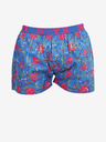 Styx Rosa und blau gemusterte Styx Shorts für Herren