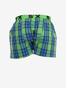 Styx Blau und grün karierte Shorts für Männer von Styx