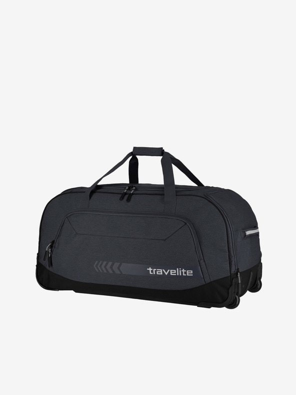 Travelite Dunkelgraue Travelite Kick Off Duffle Tasche mit Rollen Anthrazit