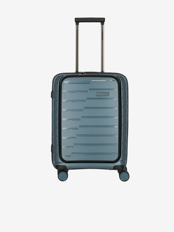 Travelite Blau Travelite Air Base 4w S Fronttasche Eisblau
