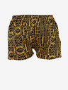Styx Gelbe und schwarze Styx Gatsby-Schlafshorts für Herren
