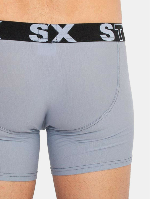 Styx Dreier-Set - Herren Boxershorts Styx lang sportlich elastisch mehrfarbig