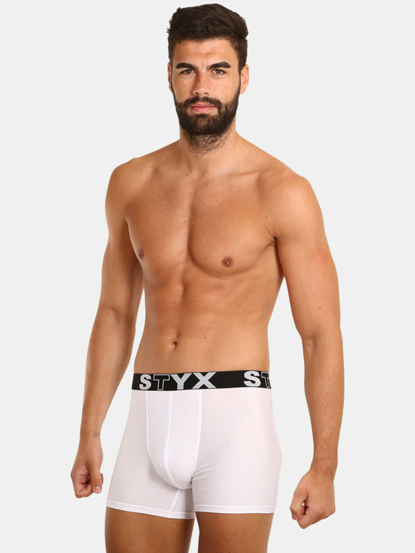 Styx Dreier-Set - Herren Boxershorts Styx lang sportlich elastisch mehrfarbig