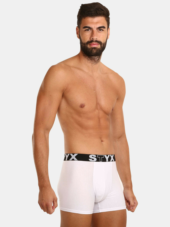 Styx Dreier-Set - Herren Boxershorts Styx lang sportlich elastisch mehrfarbig
