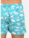 Dedoles Blaue fröhliche Herrenshorts Dedoles Flugzeuge und Wolken