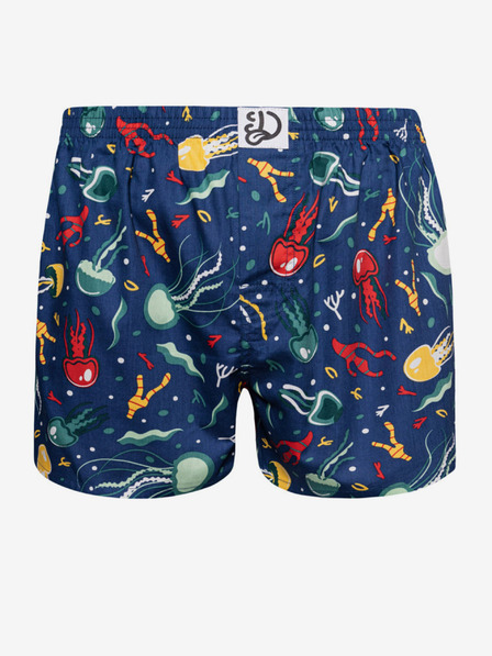 Dedoles Dunkelblaue Herren Cheerful Shorts Dedoles Schwimmende Qualle