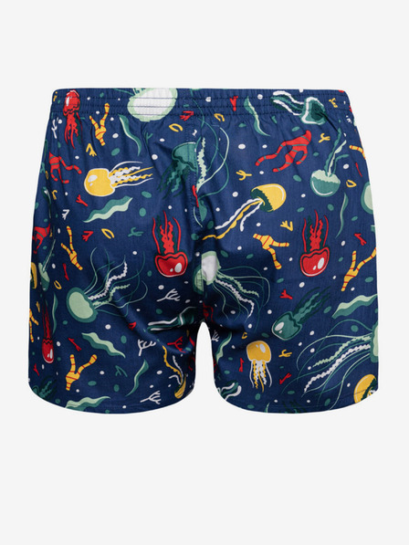 Dedoles Dunkelblaue Herren Cheerful Shorts Dedoles Schwimmende Qualle