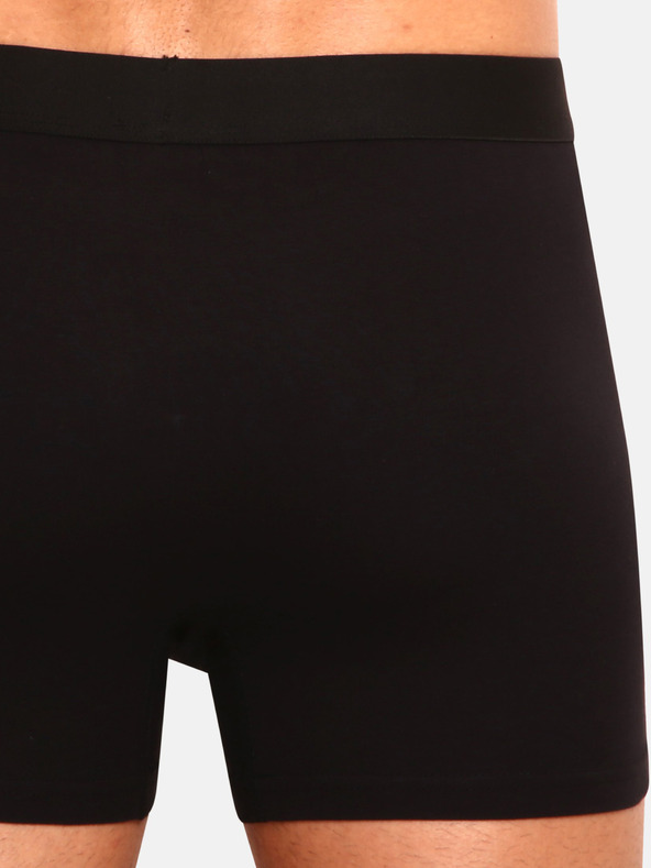 Nedeto Set mit sieben Herren-Boxershorts in schwarz Nedeto