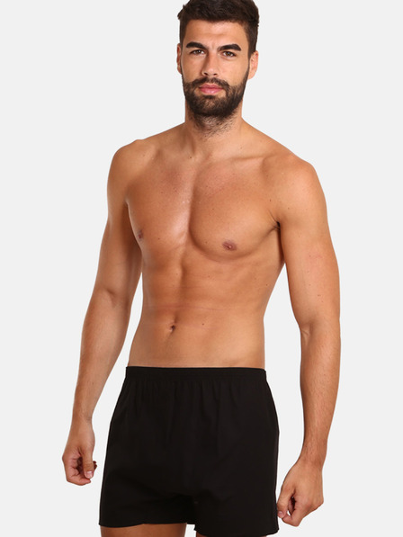Nedeto Set mit fünf Herrenshorts in schwarz Nedeto