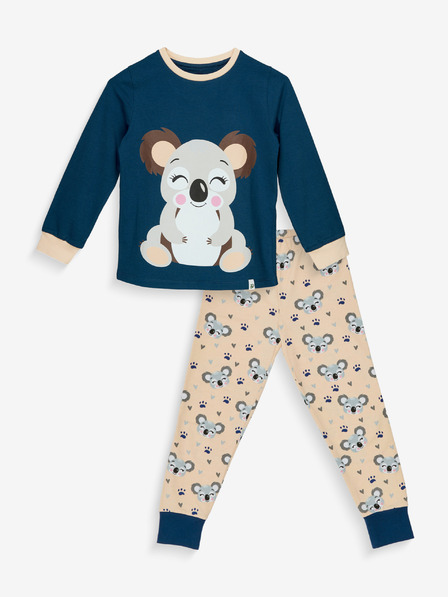 Dedoles Beige-blauer Dedoles-Schlafanzug für Kinder Happy Koala