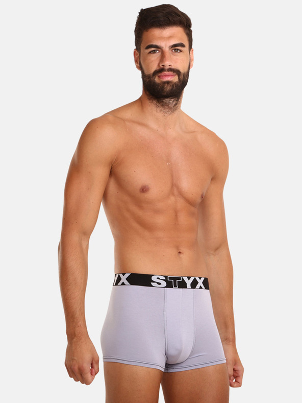 Styx Dreier-Set - Herren-Boxershorts Styx Sport elastisch mehrfarbig
