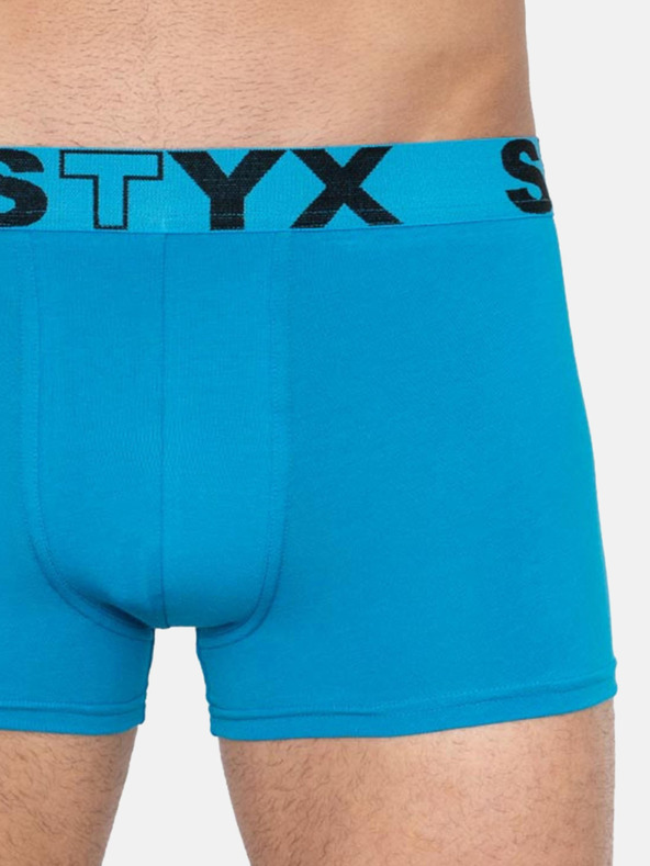 Styx Dreier-Set - Herren-Boxershorts Styx Sport elastisch mehrfarbig