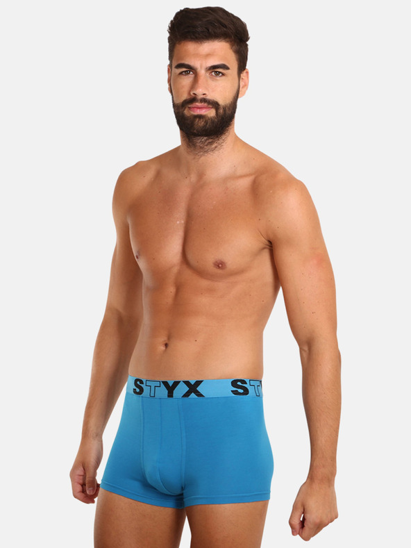 Styx Dreier-Set - Herren-Boxershorts Styx Sport elastisch mehrfarbig