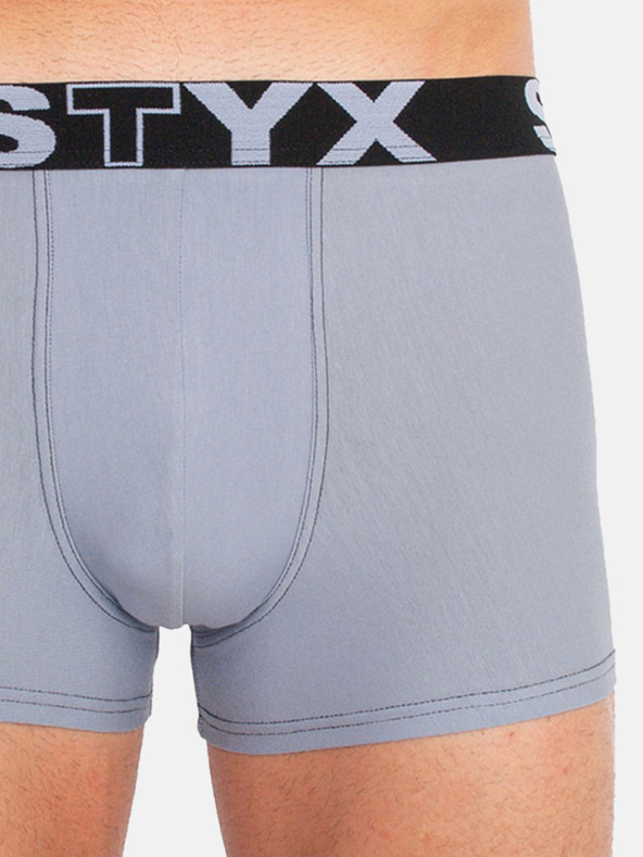 Styx Dreier-Set - Herren-Boxershorts Styx Sport elastisch mehrfarbig
