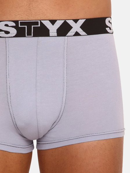 Styx Dreierset - Herren Boxershorts Styx sports elastisch grau